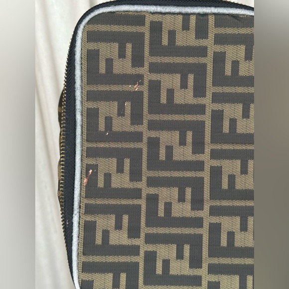Fendi Vintage Zucca Canvas Collapsible Cosmetic Vanity Bag - Picture 5 of 10